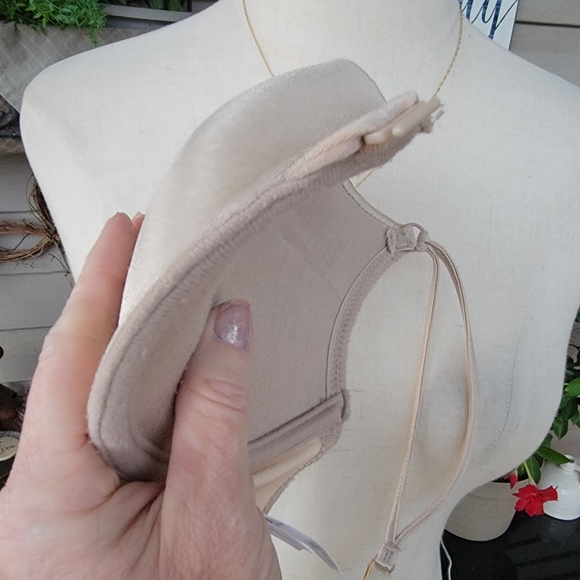 SECRET TREASURES ♡ Sweet Frosted Taupe Thick Padded Front Clasp Push Up Bra 34C - Picture 17 of 17